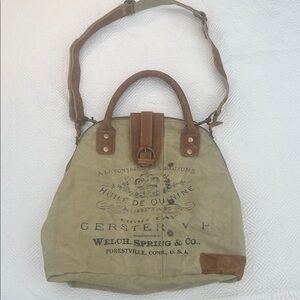 Myra Bag Tan and Brown Hobo